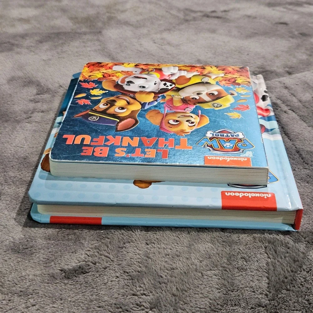 Nickelodeon Paw Patrol Board Books Set:‎ Potty Patrol & Lets Be Thankful